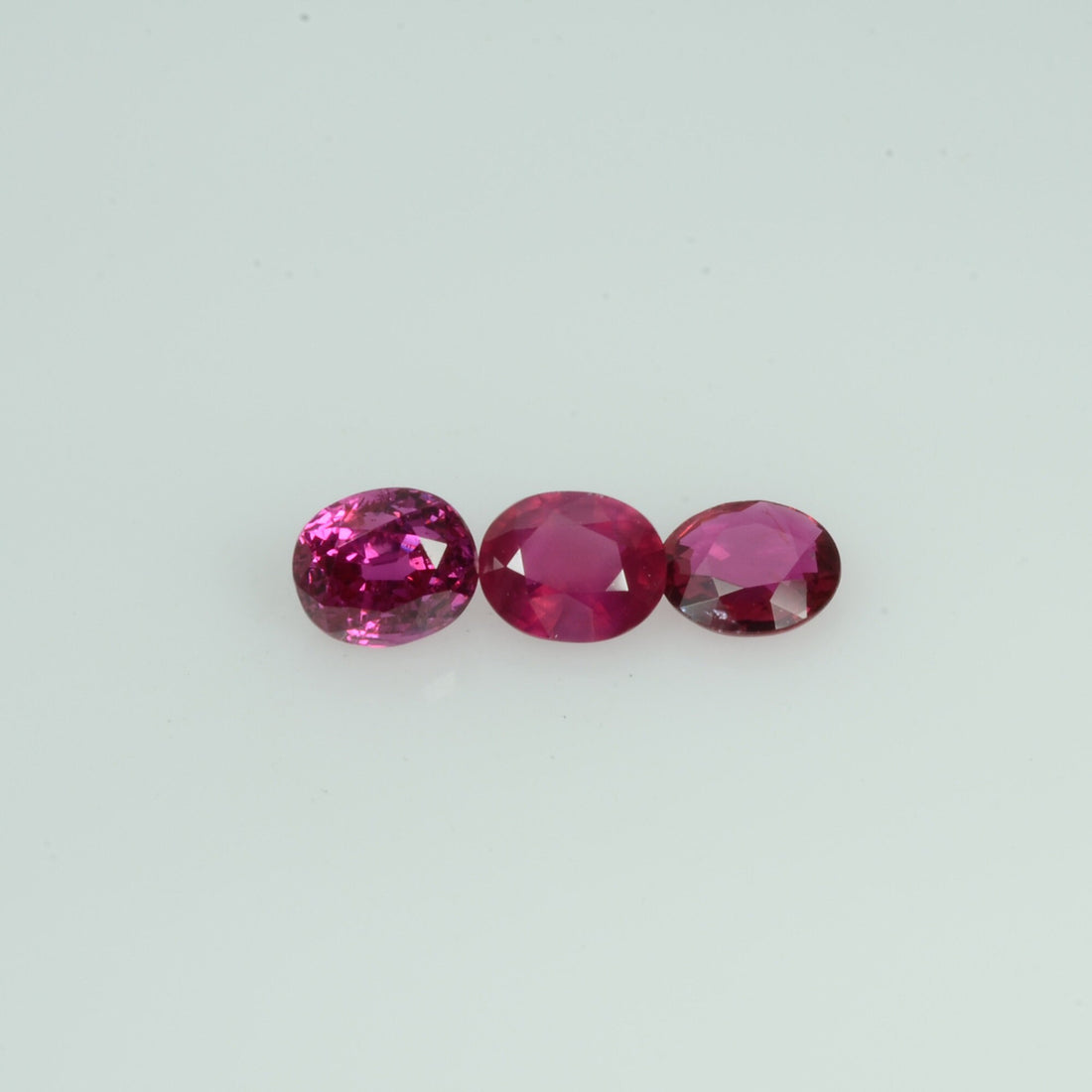 4x3.5 mm Natural Burma Ruby Loose Gemstone Oval Cut