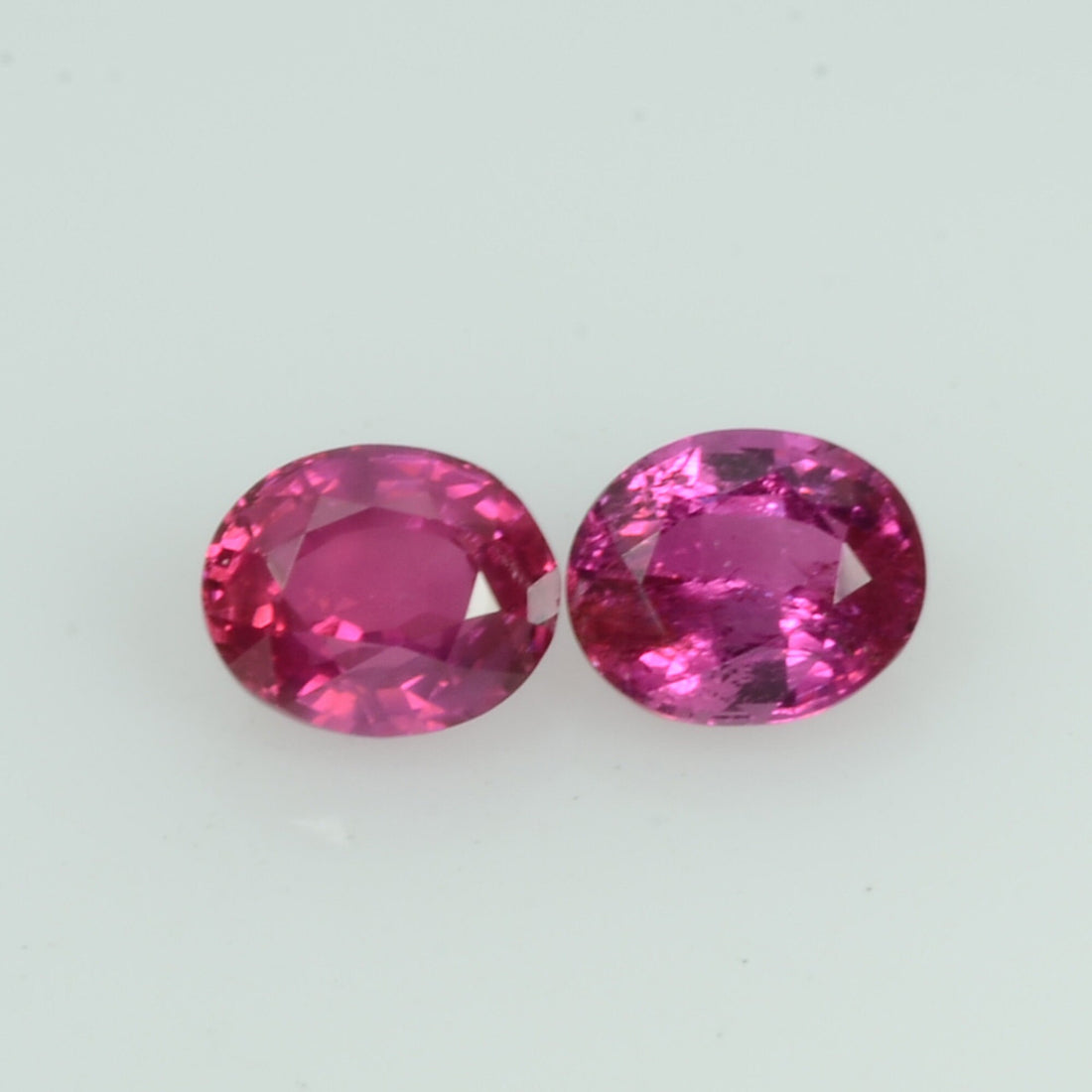 4.5x3.7mm Natural Burma Ruby Loose Gemstone Oval Cut