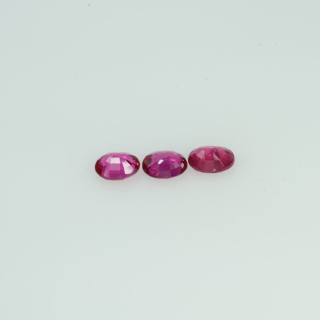 3.5x2.8 mm Natural Burma Ruby Loose Gemstone Oval Cut