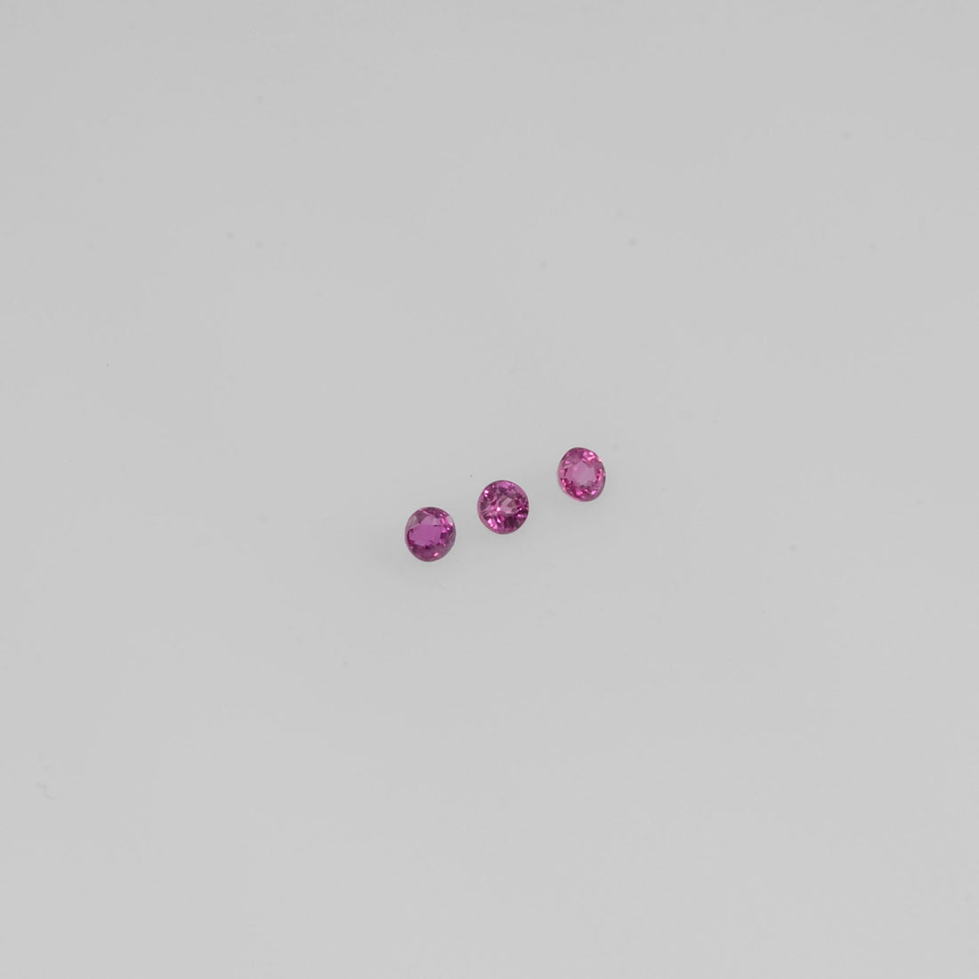 1.1-3.5 mm Natural Ruby Loose Gemstone Round Cut