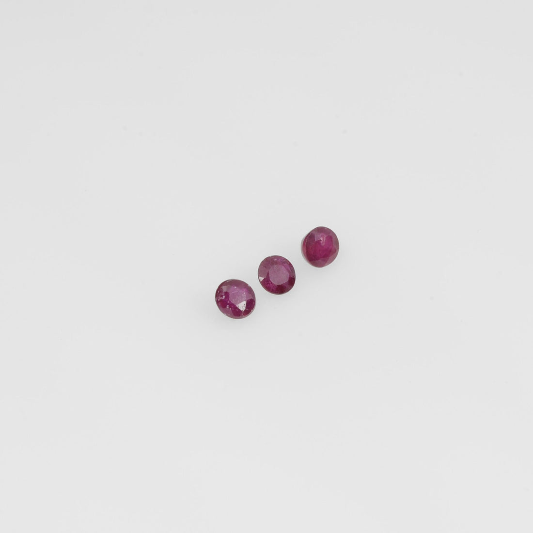 1.5-4.4 mm Lots Natural Ruby Loose Gemstone Round Cut