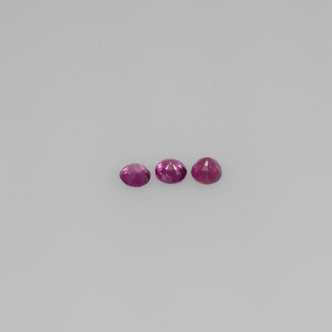 1.8-4.2 mm Natural Ruby Loose Gemstone Round Cut