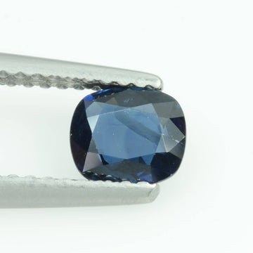 0.78 Cts Natural Blue Sapphire Loose Gemstone Cushion Cut