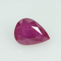 1.04 Cts Natural Burma Ruby Loose Gemstone Pear Cut