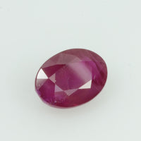 0.97 Cts Natural Burma Ruby Loose Gemstone Oval Cut