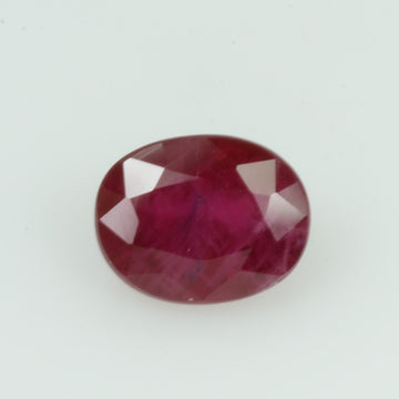 1.12 Cts Natural Burma Ruby Loose Gemstone Oval Cut