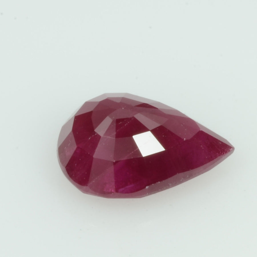 1.50 Cts Natural Burma Ruby Loose Gemstone Pear Cut