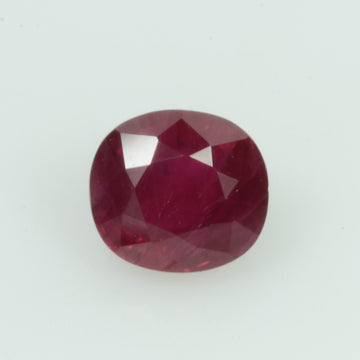1.19 Cts Natural Burma Ruby Loose Gemstone Cushion Cut
