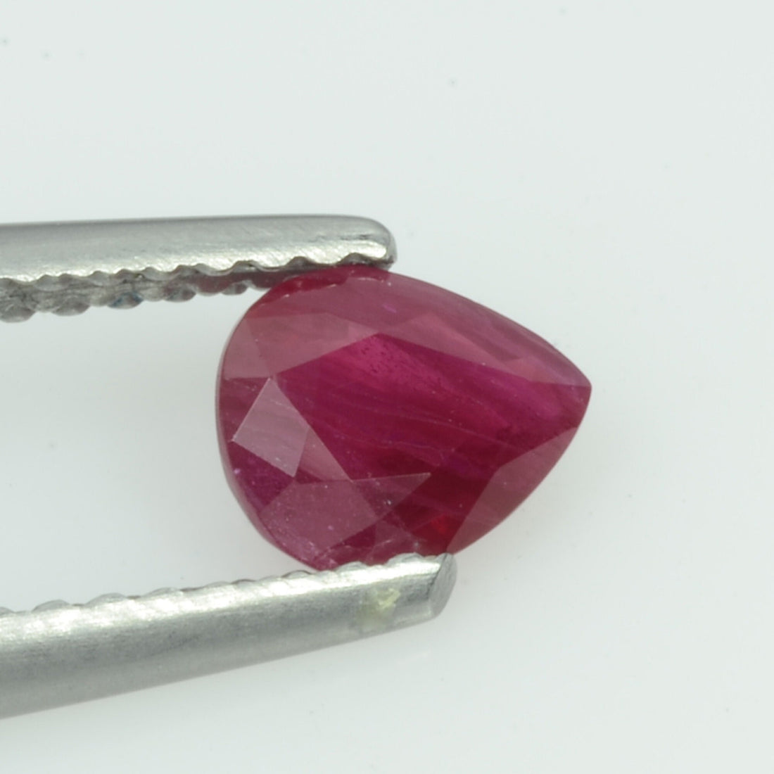 0.64 Cts Natural Burma Ruby Loose Gemstone Pear Cut