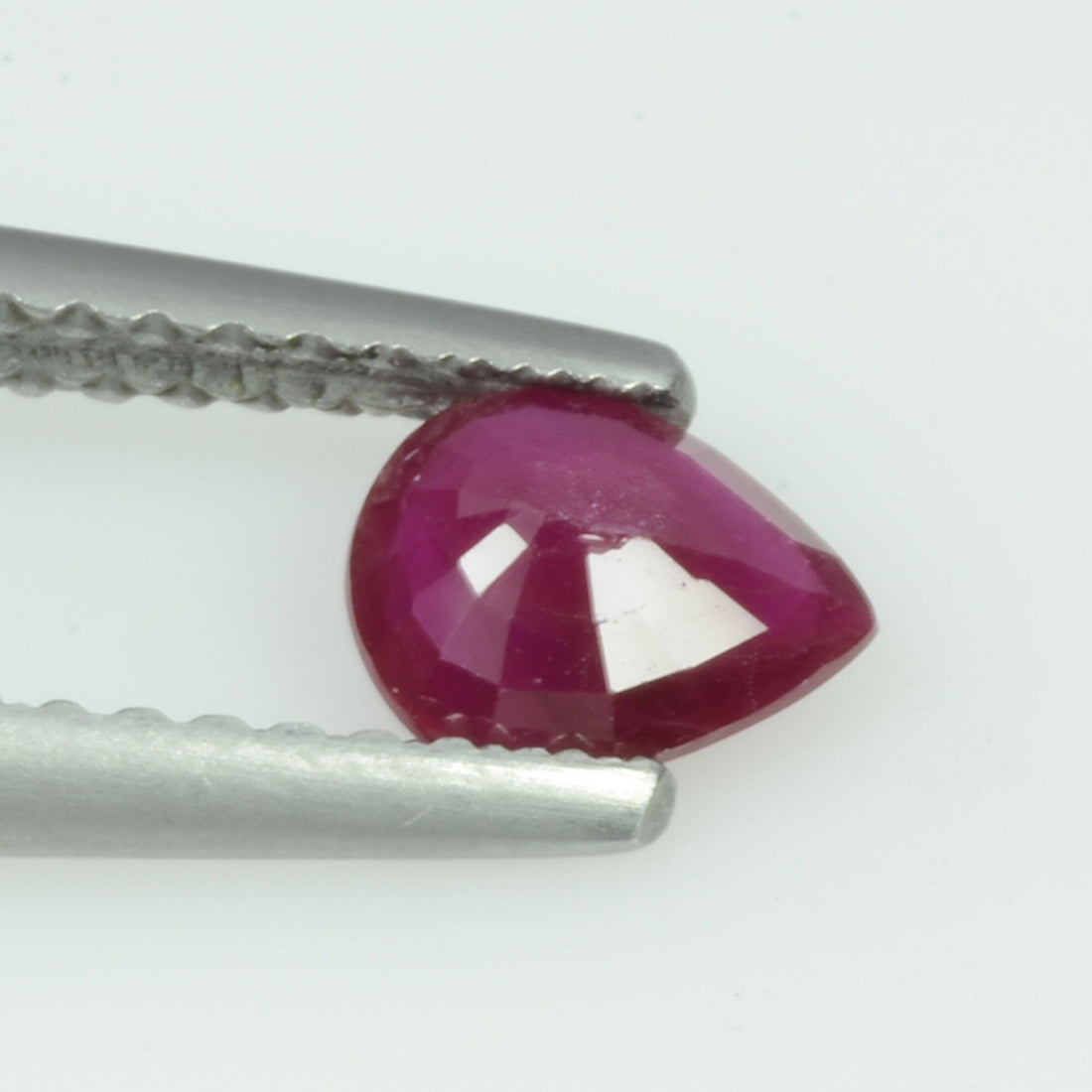 0.54 Cts Natural Burma Ruby Loose Gemstone Pear Cut
