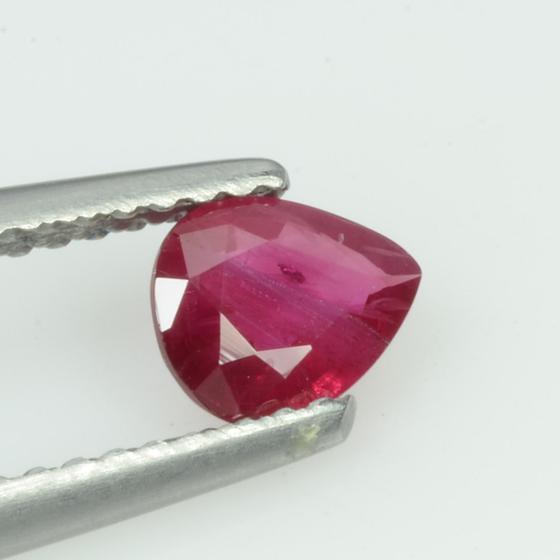 0.59 Cts Natural Burma Ruby Loose Gemstone Pear Cut