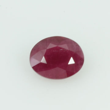 0.66 Cts Natural Burma Ruby Loose Gemstone Oval Cut