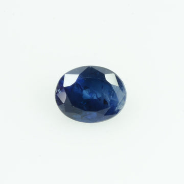 0.41 Cts Natural Blue Sapphire Loose Gemstone Oval Cut