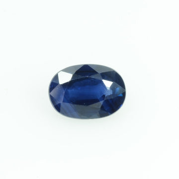 0.48 Cts Natural Blue Sapphire Loose Gemstone Oval Cut