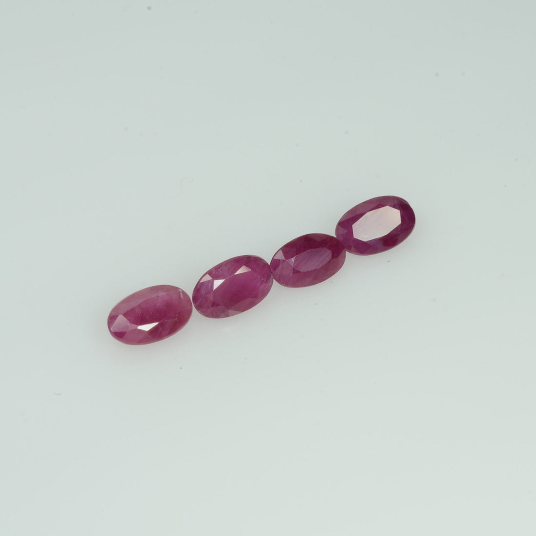 5x3 mm Lot Natural Ruby Loose Gemstone Oval Cut