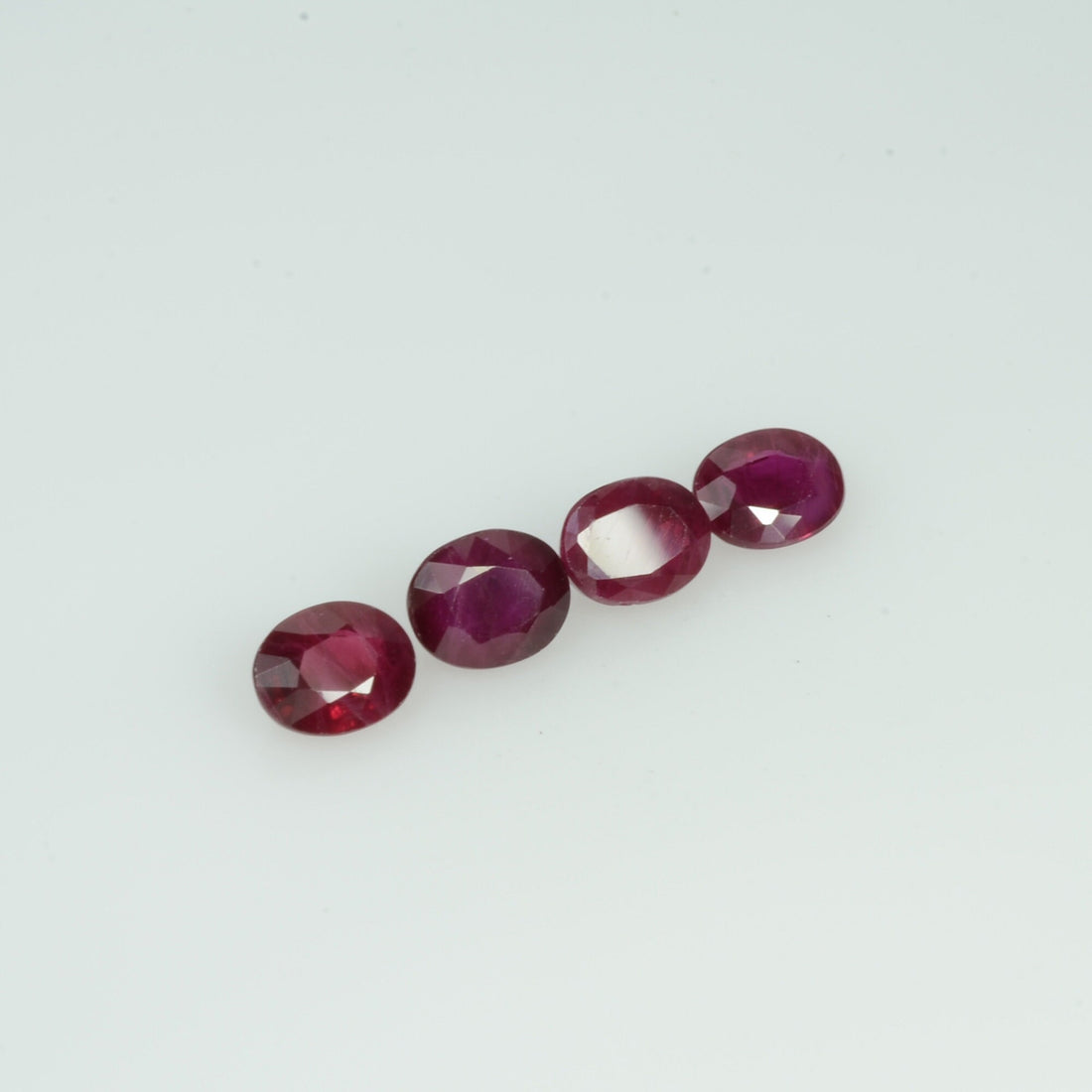 4.5x3.5 MM Natural Ruby Loose Gemstone Oval Cut