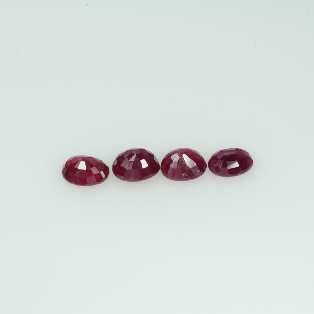 4.5x3.5 MM Natural Ruby Loose Gemstone Oval Cut