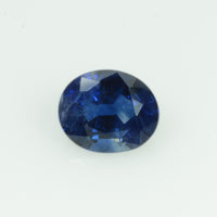 0.80 cts natural blue sapphire loose gemstone Oval cut