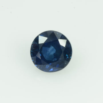 5.1 mm natural blue sapphire loose gemstone Round Cut