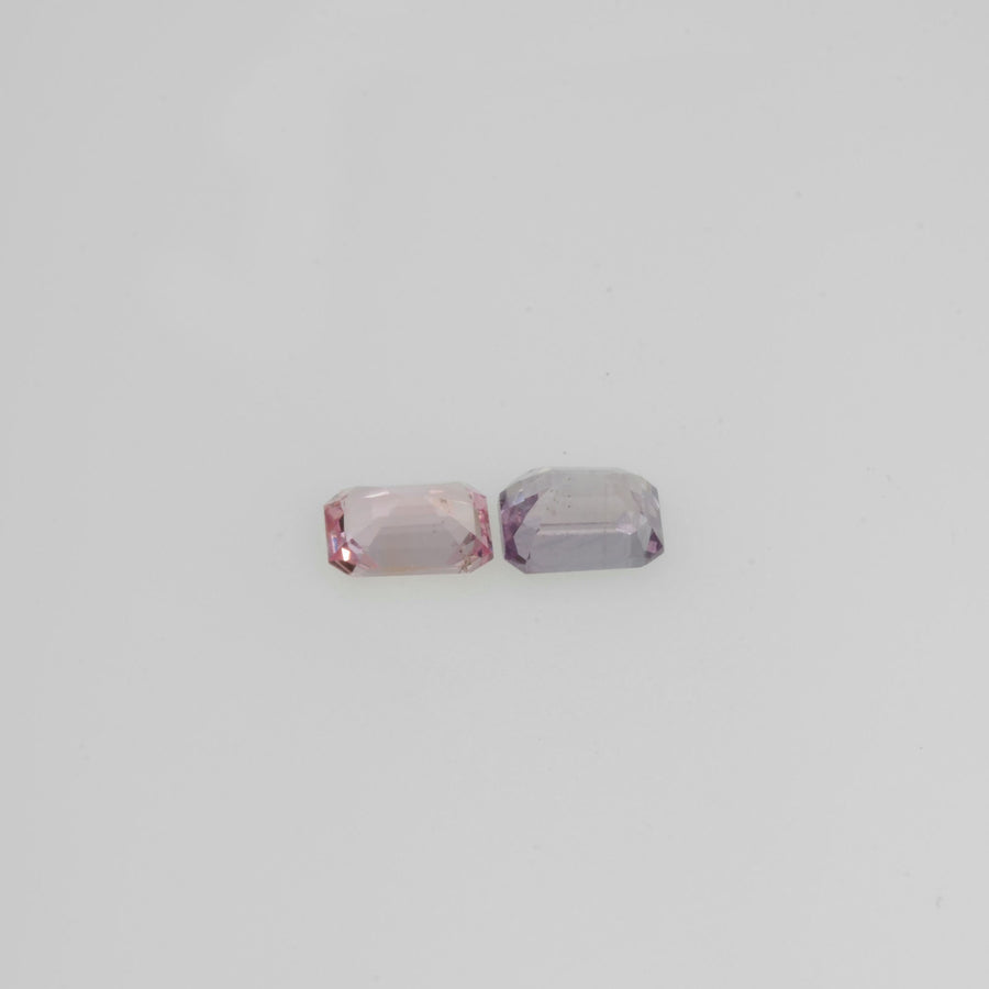 4x3 MM Natural Fancy Sapphire Loose Pair Gemstone Octagon Cut