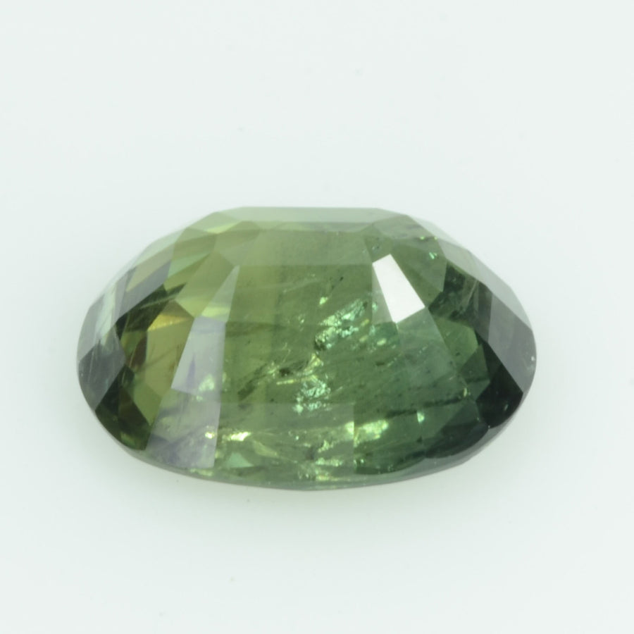 2.56 cts Natural Green Sapphire Loose Gemstone Oval Cut