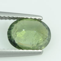 2.03 cts Natural Green Sapphire Loose Gemstone Oval Cut