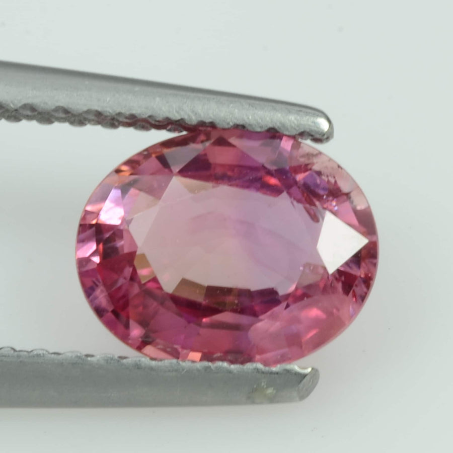 1.48 cts Natural Pink Sapphire Loose Gemstone Oval Cut