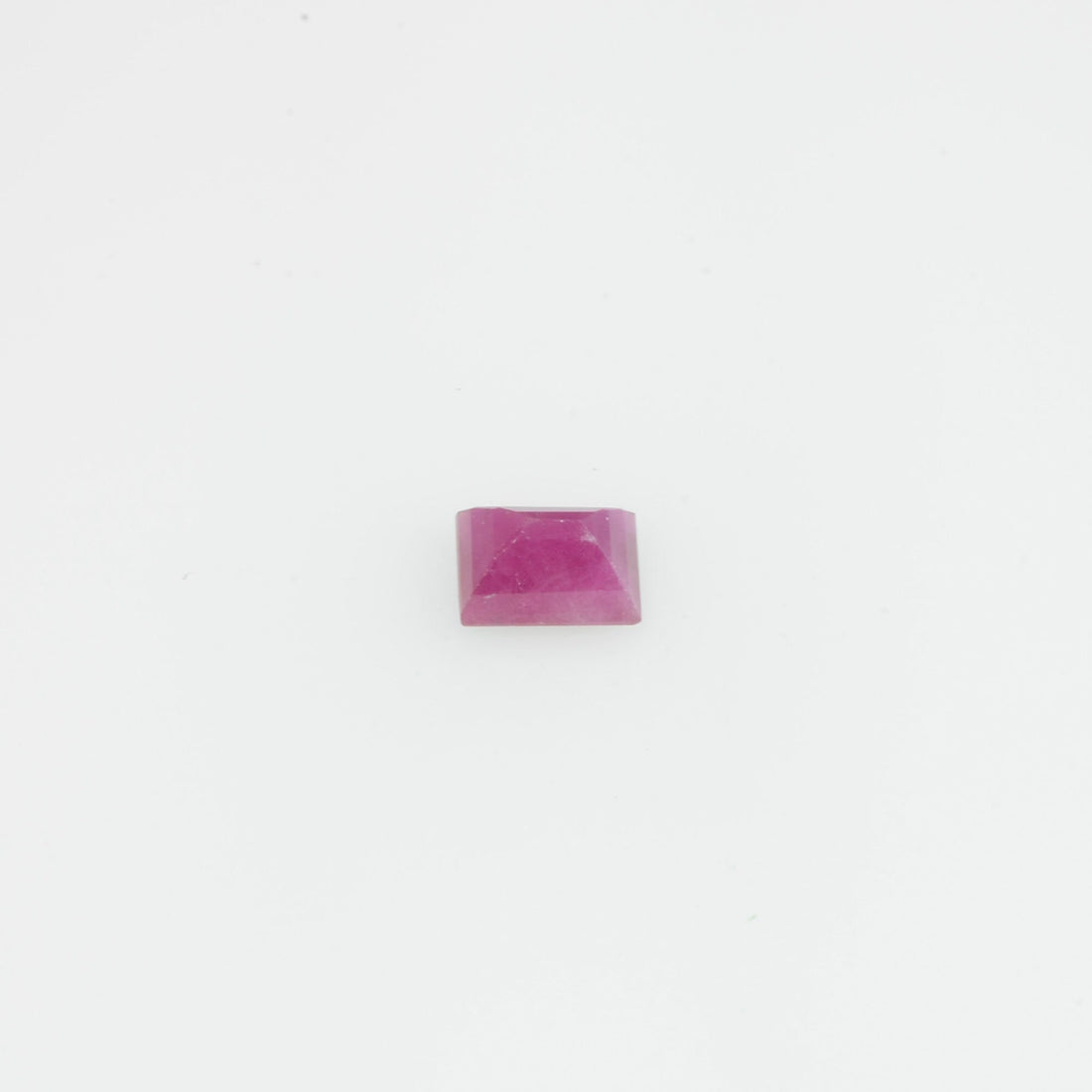 4x3 mm Natural Burma Ruby Loose Gemstone Long Square Cut