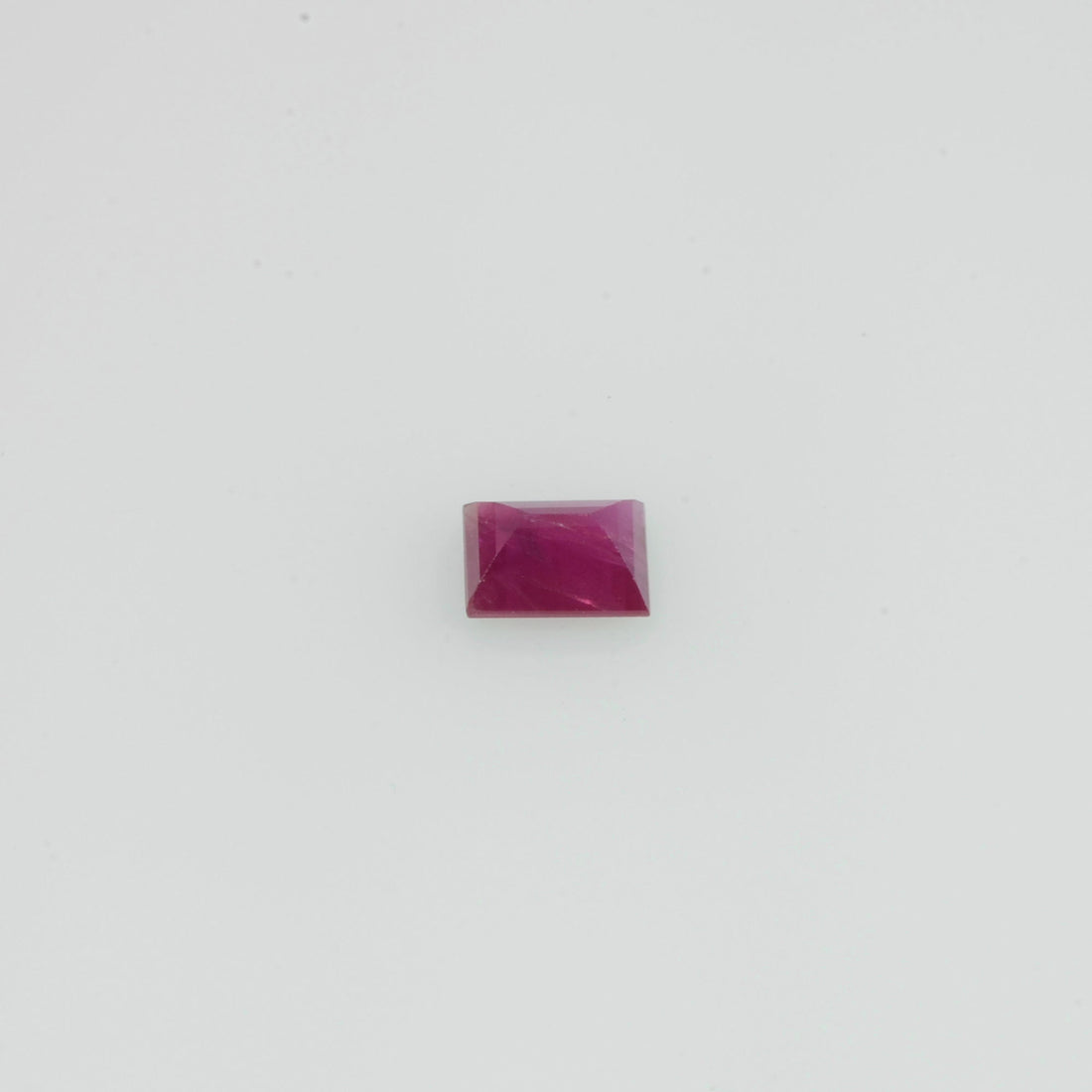 4x3 mm Natural Burma Ruby Loose Gemstone Long Square Cut