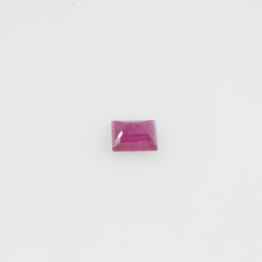 4x3 mm Natural Burma Ruby Loose Gemstone Long Square Cut
