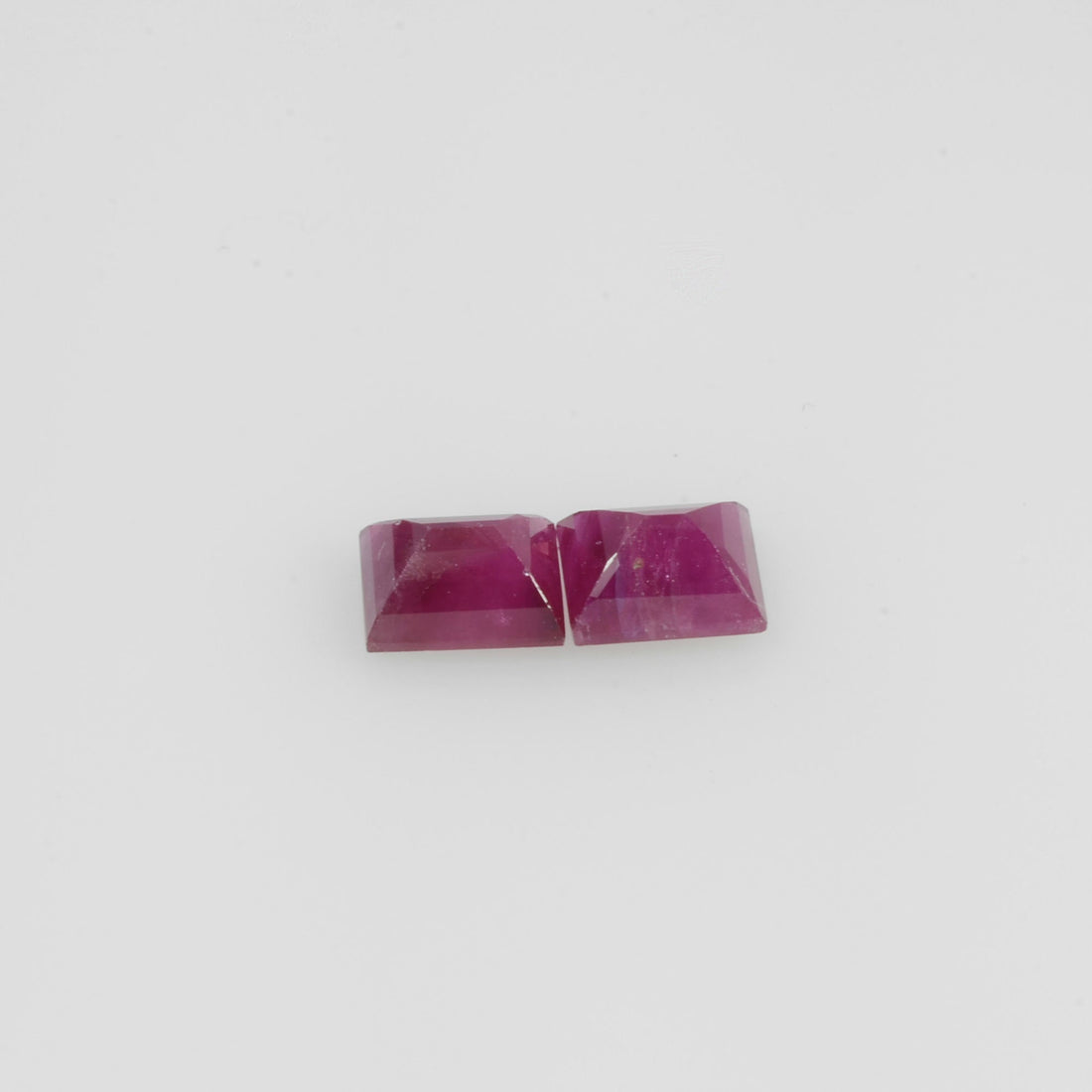 4.5x3.5 mm Natural Burma Ruby Loose Gemstone Long Square Cut