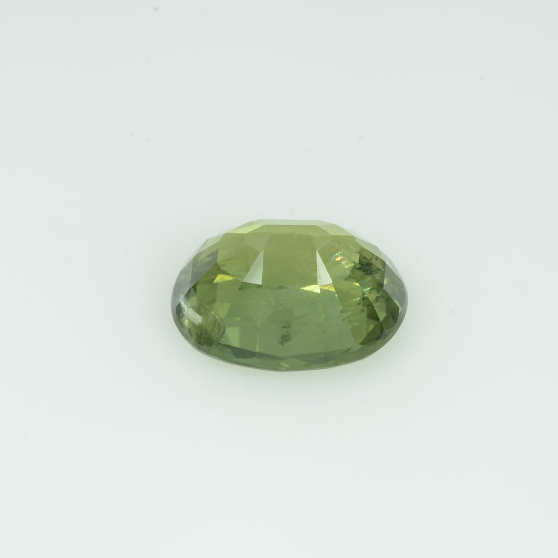 2.60 Cts Natural Green Sapphire Loose Gemstone Oval Cut