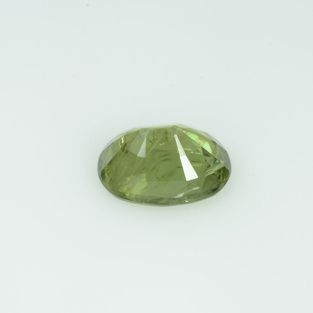 2.36 Cts Natural Green Sapphire Loose Gemstone Oval Cut