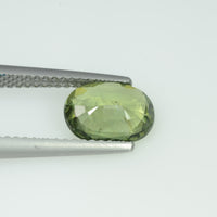 1.84 Cts Natural Green Sapphire Loose Gemstone Oval Cut