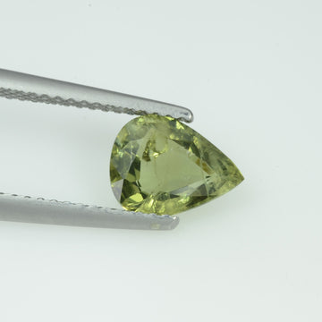 1.53 Cts Natural Green Sapphire Loose Gemstone Oval Cut