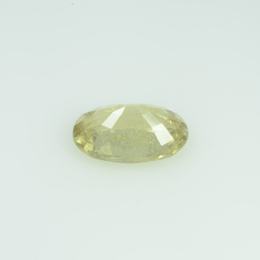 2.10 Cts Natural Yellow Sapphire Loose Gemstone Oval Cut