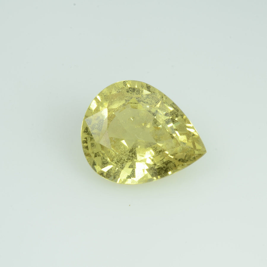 2.76 Cts Natural Yellow Sapphire Loose Gemstone Pear Cut