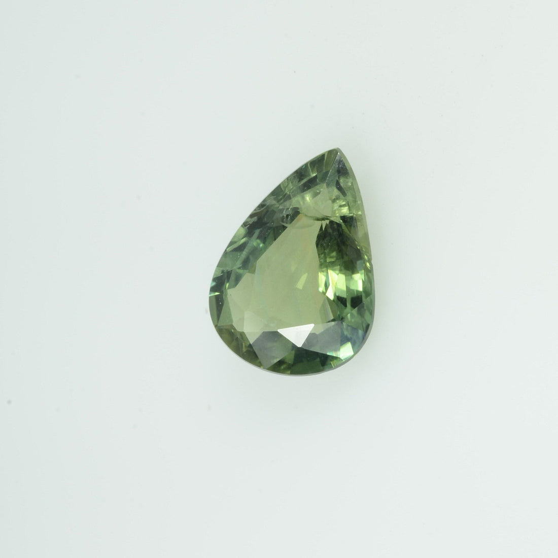 1.36 Cts Natural Green Sapphire Loose Gemstone Oval Cut