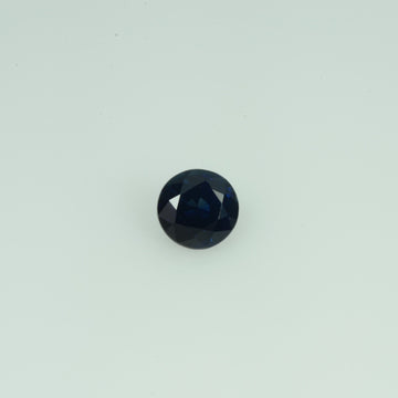 4.9 mm Natural Blue Green Sapphire Loose Gemstone Round Cut