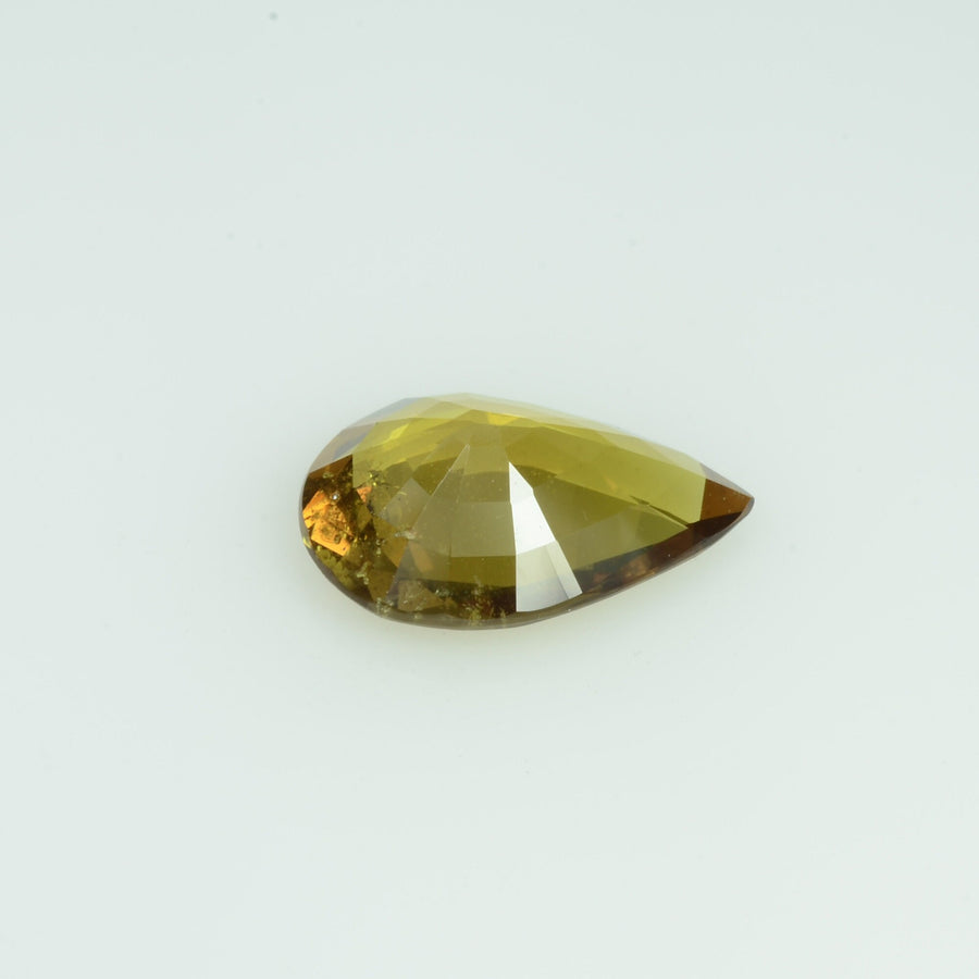1.69 Cts Natural Fancy Golden Sapphire Loose Gemstone Pear Cut