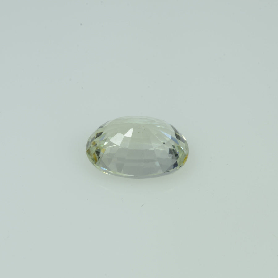 2.42 cts Unheated Natural Yellow Sapphire Loose Gemstone Oval Cut Certified