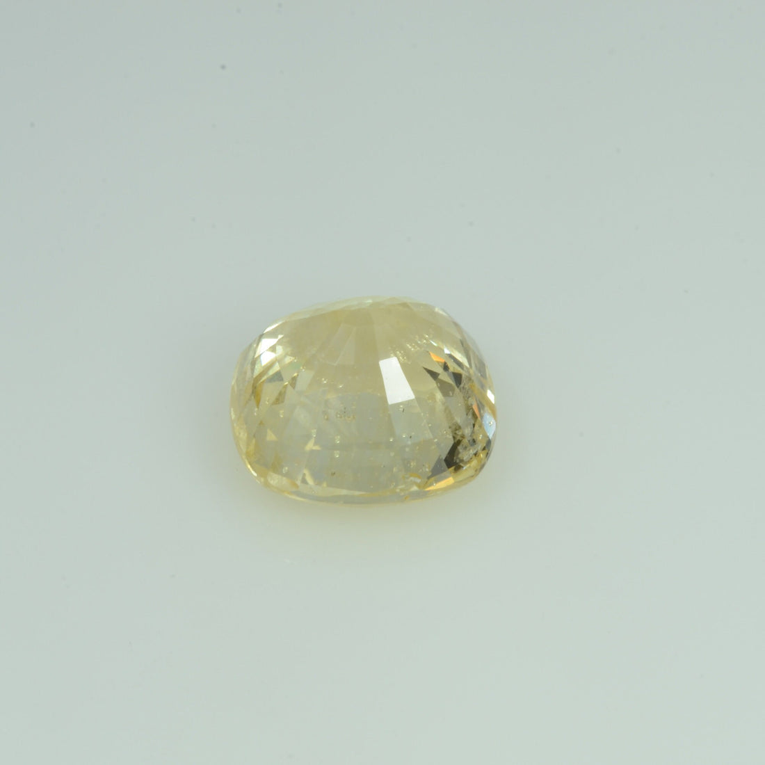 5.24 cts Unheated Natural Yellow Sapphire Loose Gemstone Cushion Cut