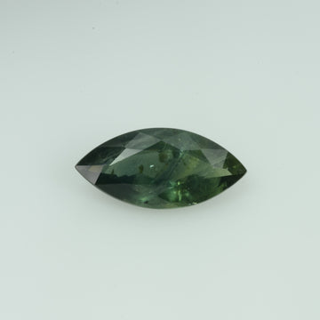3.35 Cts Natural Green Sapphire Loose Gemstone Marquise Cut
