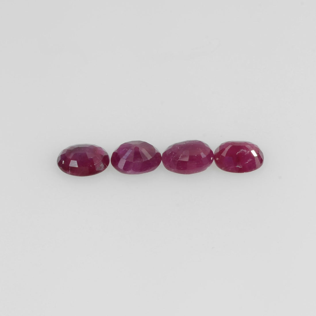 4.5x3.5 MM Natural Ruby Loose Gemstone Oval Cut