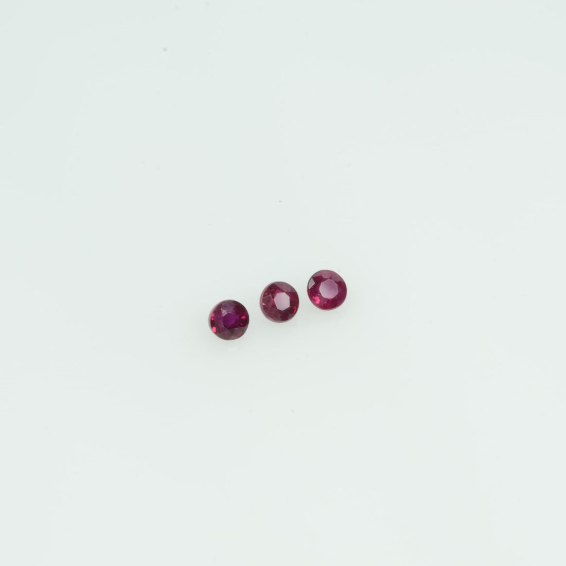 1.2-2.5 mm Natural Ruby Loose Gemstone Round Cut