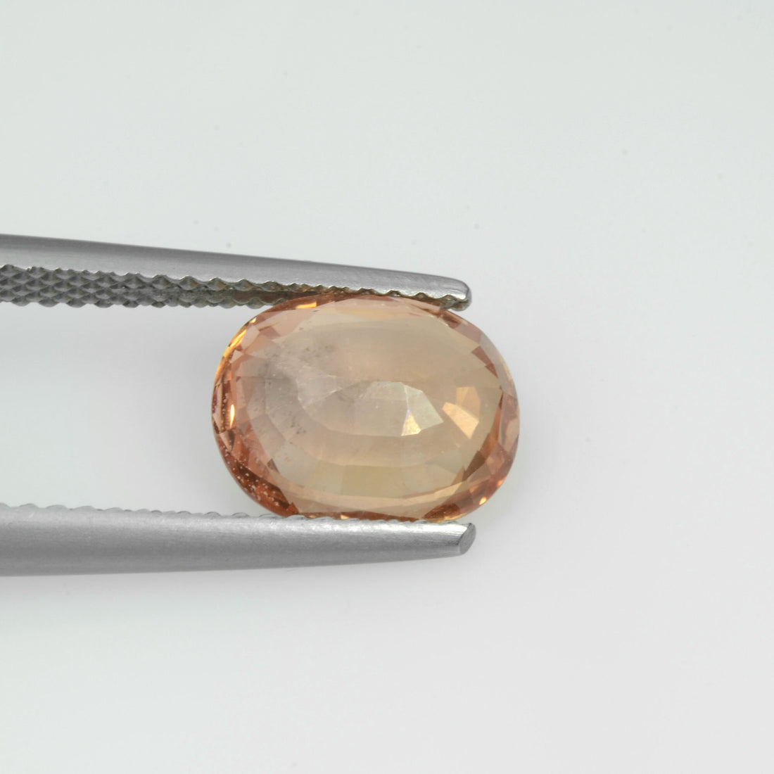 2.87 cts Natural Peach Sapphire Loose Gemstone Oval Cut