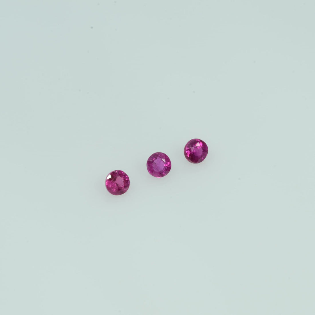 1.3-2.6 mm Natural Ruby Loose Gemstone Round Cut