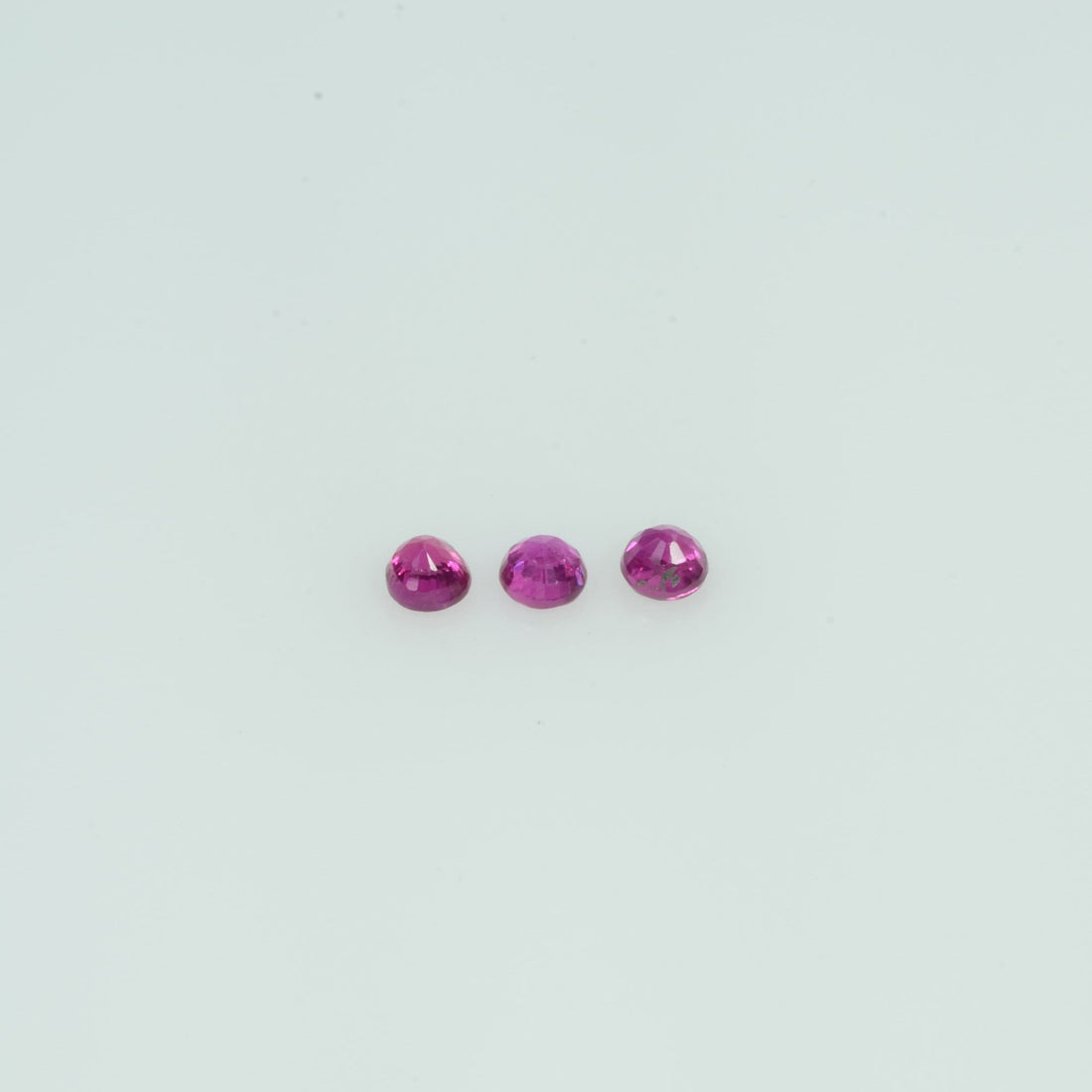 1.3-2.6 mm Natural Ruby Loose Gemstone Round Cut