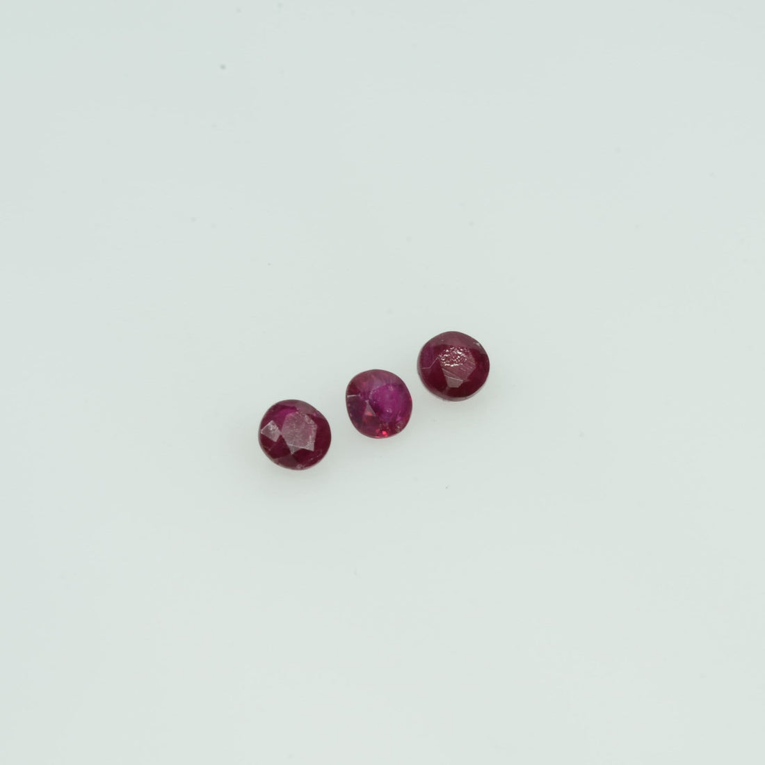 2.0-2.8 mm Natural Ruby Loose Gemstone Round Cut