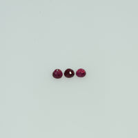 1.5-2.4 mm Natural Ruby Loose Gemstone Round Cut